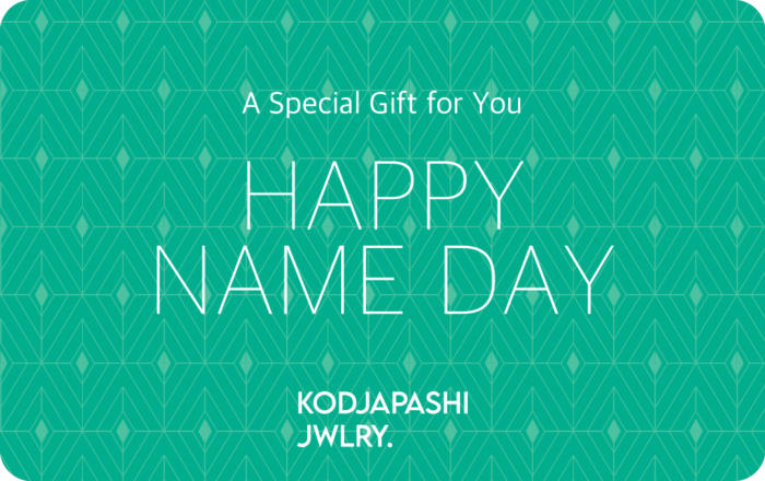 Name day E-gift card